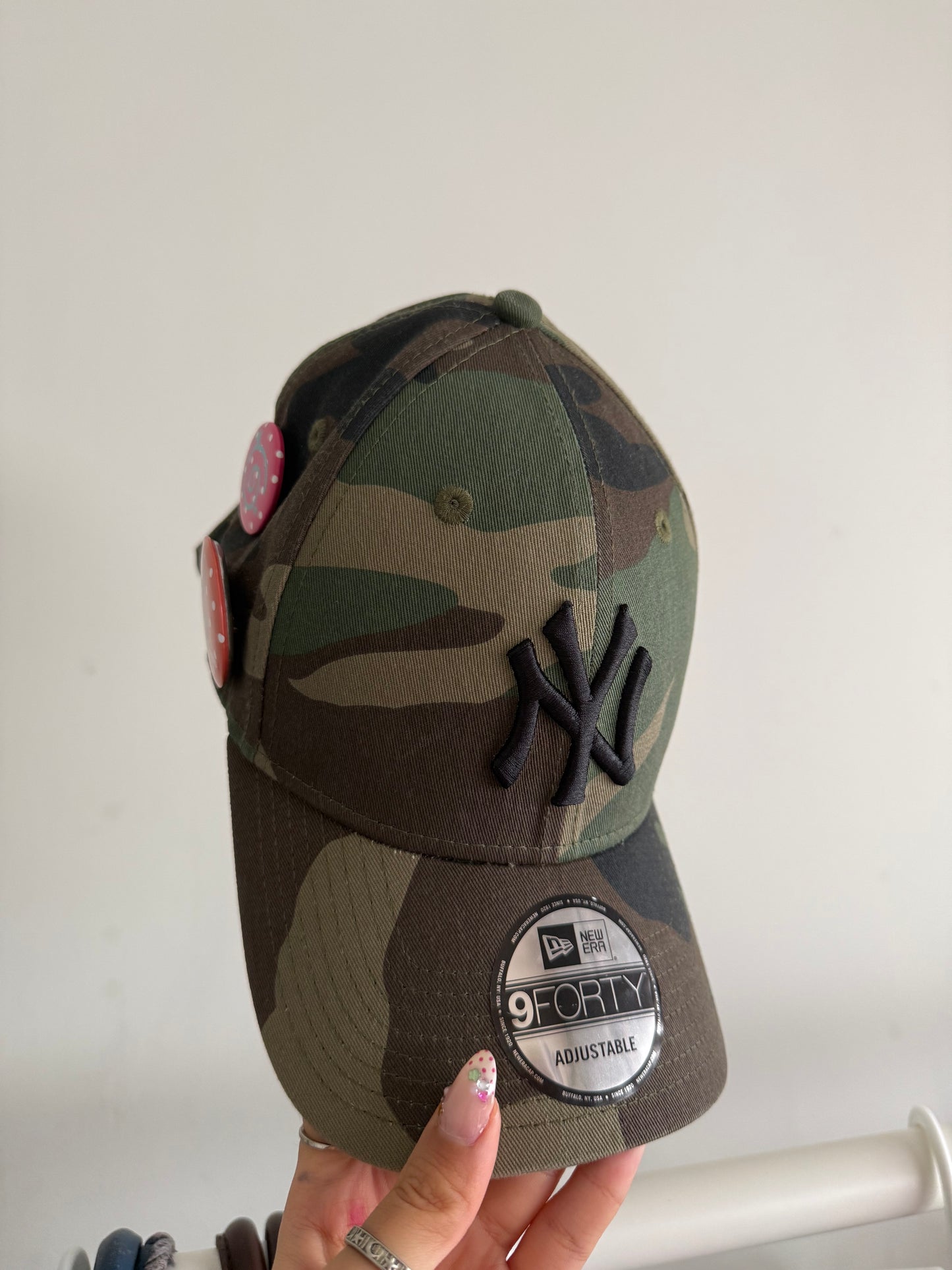 newera camo fitted cap
